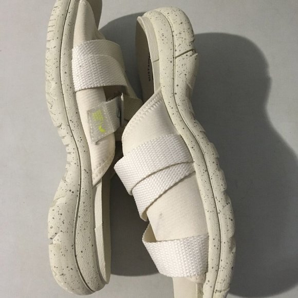 DR. SCHOLL'S ADELLE OPEN-TOE ADJUSTABLE SLIDE SANDALS WHITE 6M-NICE! - Picture 7 of 11